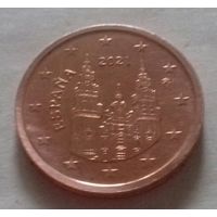2 евроцента, Испания 2021 г.