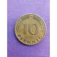 Германия ФРГ 10 пфеннигов 1970 F