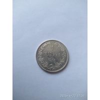 1 марка 1908 Русская Финляндия, \ Биткин R,\ UNC + Очень редкая!