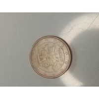 Литва 1 цент 2015 года .