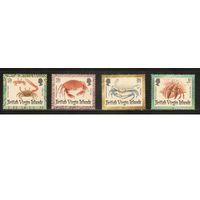 Виргинские острова-1997(Мих.897-900) , **  , Морская  Фауна, Крабы,  (полная серия)