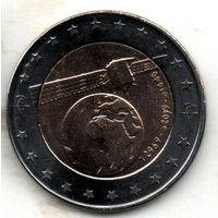 АЛЖИРСКАЯ НАРОДНАЯ ДЕМОКРАТИЧЕСКАЯ  РЕСПУБЛИКА. 100 ДИНАРОВ 2019. Спутник связи Alcomsat-1. БИМЕТАЛЛ