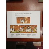 Австралия  200-летие первого Европейского контакта с  Австралией капитана Дж Кука
