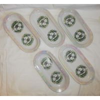 Набор блюд сервировочных, фарфор