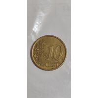 Испания 10 евроцентов 2000