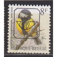 Птицы Фауна Бельгия 1992 год лот 6 С НАДПЕЧАТКОЙ или предварительным гашением