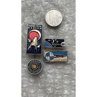 Значки космос, Венера, 4 шт