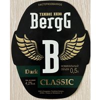 Этикетка.Пиво Berg Classic речицкое.