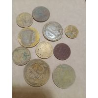 Ранние монеты СССР сборный лот 1920-1930 10 шт