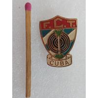 Знак. Федерация стрелкового спорта Кубы. тяжелый