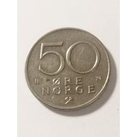 Норвегия 50 оре 1975