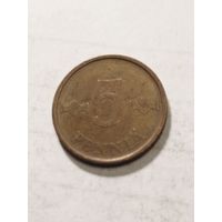 Финляндия 5 пенни 1965