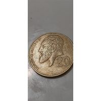 Кипр 20 цент 1991