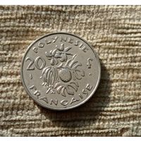 Werty71 Французская Полинезия 20 франков 2001 Блеск