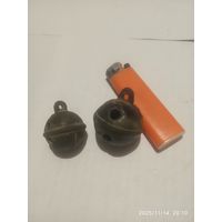 Бубенцы,Целые звонят. С надписью,один. Не чистил