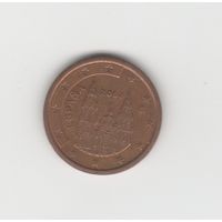 2 евроцента Испания 2001 Лот 8620