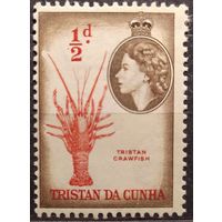 Британские колонии. Остров Тристан Да Кунья, 1954 г. SG914 MH