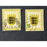 Германия 1955. Выставка Баден-Вюртемберга. Полная серия