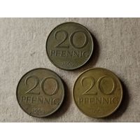 ГДР 20 пфеннигов, 1969г. (D-35)