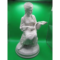 С рубля. Состояние. "Девушка с венком". Статуэтка. Минск. МФЗ. МФФЗ. Ретро СССР. м