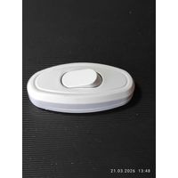 Выключатель проходной белый для бра 6А/250В с 1 рубля