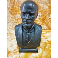 Бюст Ленин (высота 20 см), металл. СССР