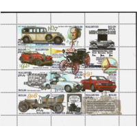МАЛЬДИВЫ - 1993  100-летие MERCEDES   MNH
