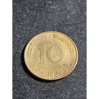 ФРГ 10 пфеннигов 1971 J