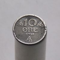 Норвегия 10 эре 1942 ( Немецкая оккупация )