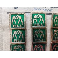 Значок Чемпионат мира по борьбе, Минск-1975 год, цена за 1 шт. (3619)