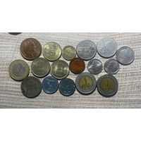Лот иностранной ходячки из оборота с 1 рубля