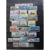 Продажа коллекции с 1 рубля! История судостроения на почтовых марках мира.