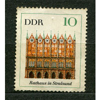 Ратуша в городе Штральзунд. ГДР. 1967