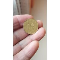 200 лир 1988 г. Италия.