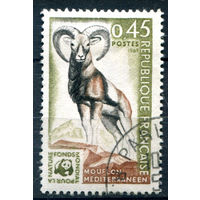Франция - 1969г. - фауна, охрана природы - 1 марка - полная серия, гашёная [Mi 1683]. #2-Fr-47-A-1