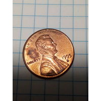 1 цент США 1995 D  год