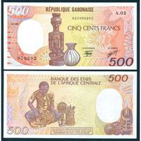 Габон 500 франков образца 1985 года UNC p8