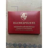 Удостоверение Погоня