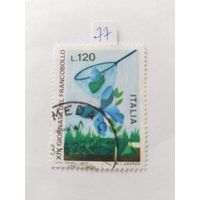 Италия 1977  бабочки