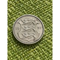 Эстония 10 сенти (центов) 1931 г