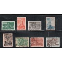 СССР-1950, (Заг.1489-1496),  гаш., Проекты высотных зданий