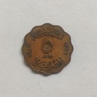 Египет 5 миллим 1938 г.