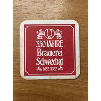 Подставка под пиво Schwechater Bier No 2