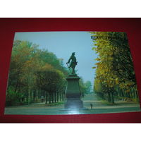 Петродворец Вид на Мариинскую аллею 1987 год чистая