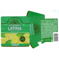 Этикетка пива Platina Latina Россия б/у Ф937