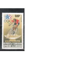 Камерун-1984 (Мих.1039) , ** ,   Спорт, Велоспорт , Велосипеды