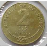 Мальдивы 2 руфии 1995 г