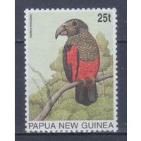 [1380] Папуа Новая Гвинея 1996. Фауна.Птица.Попугай. Гашеная марка.