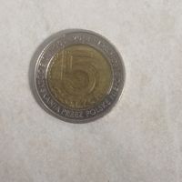 5 злотых 2018 Польша