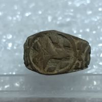 Перстень ПМВ с рисунком